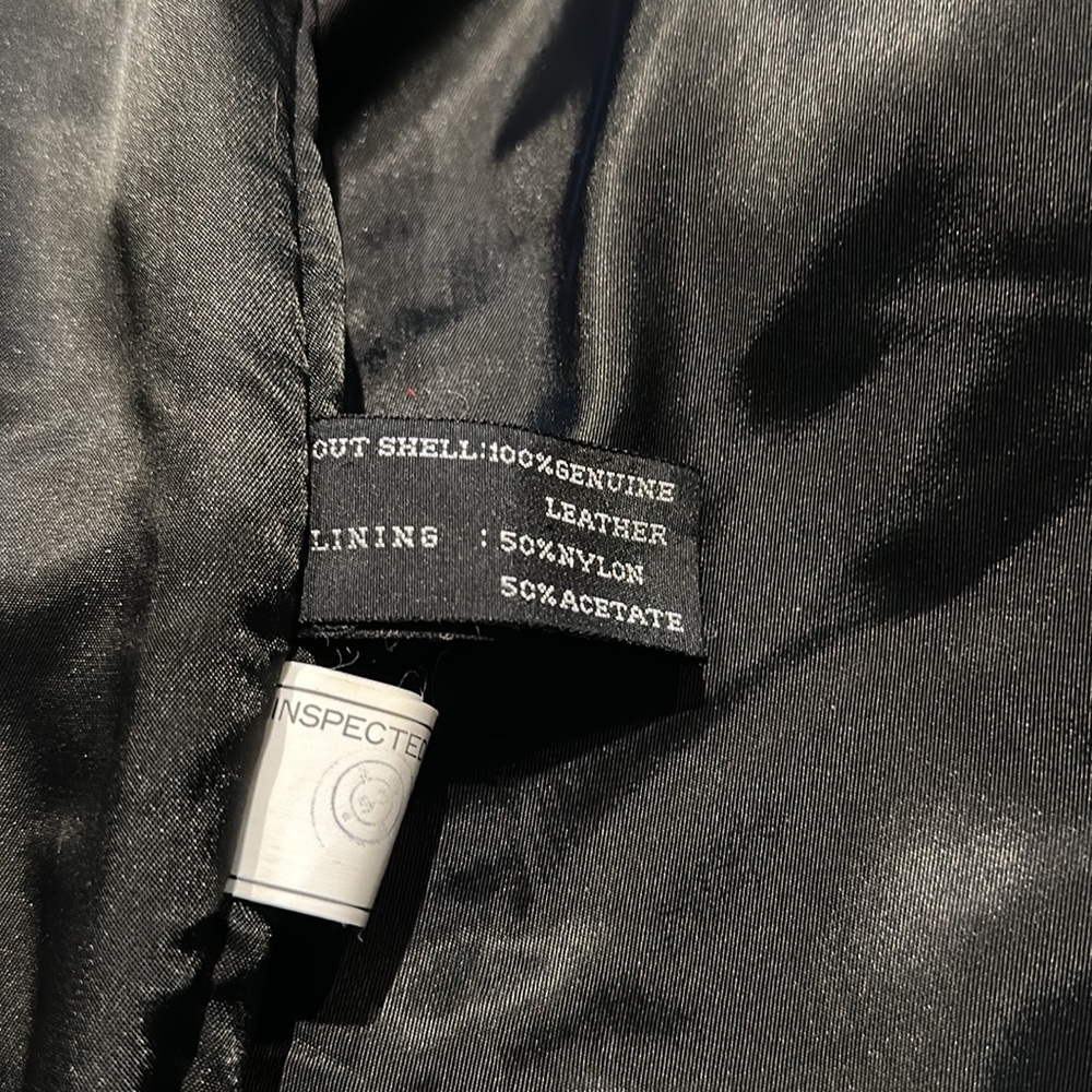 ⭐️SALE⭐️ Pelle Long Black Leather Jacket EUC - Picture 13 of 14